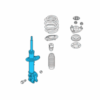 OEM 2020 Hyundai Santa Fe Strut Assembly, Front, Left Diagram - 54650-S2000