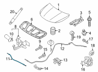 OEM Kia Sorento Cable Assembly-Hood LATC Diagram - 81190P2100