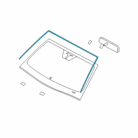 OEM 2005 Ford Mustang Weatherstrip Diagram - AR3Z-7603110-A