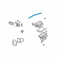 OEM Chevrolet Camaro PCV Tube Diagram - 12648746