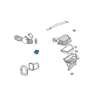 OEM Cadillac SRX Air Mass Sensor Diagram - 92196278