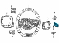 OEM Jeep Wagoneer SWITCH-STEERING DRIVER ASSIST Diagram - 68423932AB