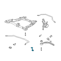 OEM 2003 Acura RSX Link, Left Front Stabilizer Diagram - 51321-S5A-003