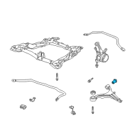 OEM 2009 Honda Element Bush, Front Arm (Lower) (Yusa) Diagram - 51392-SCV-A91