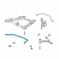 OEM 2010 Honda Element Spring, Front Stabilizer Diagram - 51300-SCV-A91