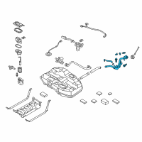 OEM 2019 Hyundai Sonata Filler Neck Assembly-Fuel Diagram - 31030-E6850