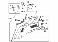 OEM 2022 Chevrolet Tahoe Seat Switch Diagram - 84721609