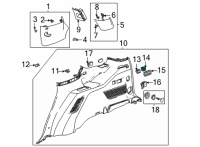 OEM 2021 GMC Yukon XL Seat Switch Diagram - 84721609