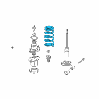 OEM 2002 Honda CR-V Spring, Rear Diagram - 52441-S9B-A01