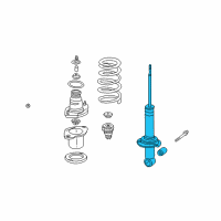 OEM 2004 Honda CR-V Shock Absorber, Rear Diagram - 52611-S9A-A03