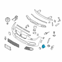 OEM 2014 BMW M6 Gran Coupe Ultrasonic Sensor Damastrot Diagram - 66-20-9-233-042