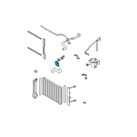 OEM 2013 Toyota Corolla Water Inlet Diagram - 16321-0T030