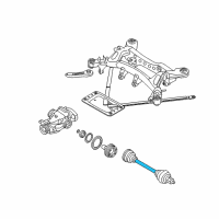 OEM BMW 335xi Cv Axle Assembly Left Diagram - 33-20-7-568-737