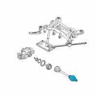 OEM 2010 BMW 135i Repair Kit Bellows, Exterior Diagram - 33-20-7-546-049