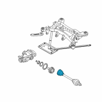OEM 2012 BMW 135i Repair Kit Bellows, Interior Diagram - 33-20-7-550-164