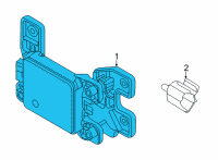 OEM Hyundai Elantra Unit Assembly-Front Radar Diagram - 99110-AA000