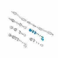 OEM Hyundai Entourage Boot Set-Outer Joint Diagram - 49594-4D000