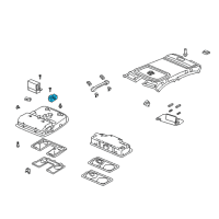 OEM Acura MDX Switch Assembly, Sunroof (Premium Black) Diagram - 35830-STX-A11ZA