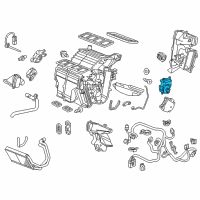 OEM 2013 Honda Odyssey Motor Assembly, S/V Diagram - 79140-TK8-A52