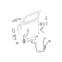 OEM 2011 Chevrolet Impala Rod-Rear Side Door Outside Handle Diagram - 22868143