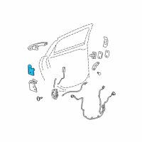 OEM 2002 Chevrolet Impala Upper Hinge Diagram - 22743770