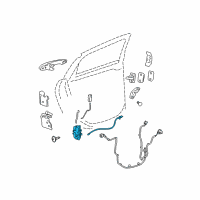 OEM Chevrolet Impala Lock Assembly Diagram - 20790501