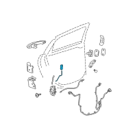 OEM 2011 Chevrolet Impala Lock Rod Diagram - 15920299