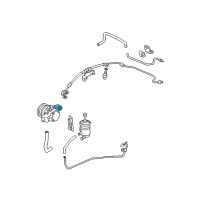 OEM 2007 Honda Accord Pump Sub-Assembly, Power Steering Diagram - 56110-RAA-A04