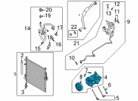 OEM 2022 Ford Bronco COMPRESSOR ASY Diagram - MB3Z-19703-G