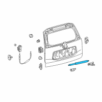 OEM 2017 Lexus GX460 Check Set, Back Door Diagram - 68650-09020