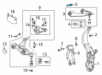 OEM 2022 Acura MDX BOLT, FLG (12X82.5) Diagram - 90183-TYA-A10