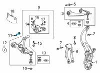 OEM 2022 Acura MDX BOLT, FLG (16X102) Diagram - 90118-TYA-A00
