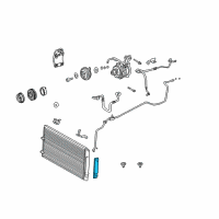 OEM 2001 Toyota RAV4 Drier Diagram - 88474-47010