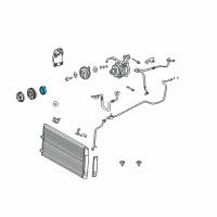 OEM 2001 Toyota Avalon Stator Sub-Assy, Magnet Clutch Diagram - 88411-07030