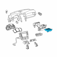 OEM 2011 Lexus GS450h Switch Assy, Outer Mirror Diagram - 84870-30A10-C0