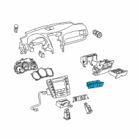 OEM Lexus Switch Assembly, Luggage Diagram - 84840-30231-B0