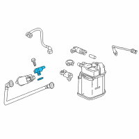 OEM Chevrolet Volt Booster Sensor Diagram - 12653415