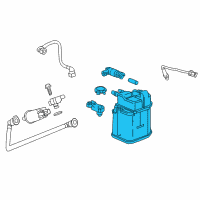 OEM 2016 Chevrolet Spark Vapor Canister Diagram - 95238312