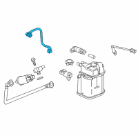 OEM 2018 Chevrolet Spark Vacuum Tube Diagram - 94517136