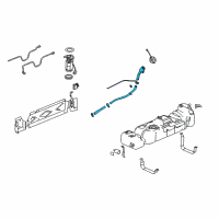 OEM 2005 Chevrolet SSR Pipe Asm-Fuel Tank Filler Diagram - 15147917