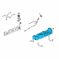 OEM GMC Envoy XUV Fuel Tank Diagram - 15190488