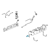 OEM Chevrolet Filter, Fuel Diagram - 19368932