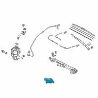 OEM 2020 Toyota Avalon Front Motor Diagram - 85110-33432