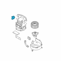 OEM 2007 Nissan Murano Air Intake Box Actuator Diagram - 27730-8J100