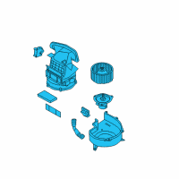 OEM 2003 Nissan Altima Blower Assy-Front Diagram - 27200-8J100