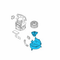 OEM Nissan Altima Motor Assy-Blower W/Case Diagram - 27225-7Y000