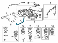 OEM Acura TLX Band, Driver Side Diagram - 17522-TGV-A01