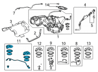 OEM 2022 Acura TLX TUBE SET, TRANSFER Diagram - 17051-TGV-A03