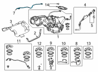 OEM Acura TLX TUBE, FUEL VENT Diagram - 17725-TGV-A02