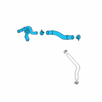 OEM Hyundai Elantra Cooler Assembly-Oil Diagram - 25460-03800